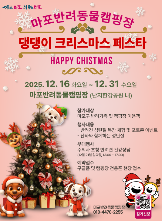 마포구 댕댕이 크리스마스 페스타