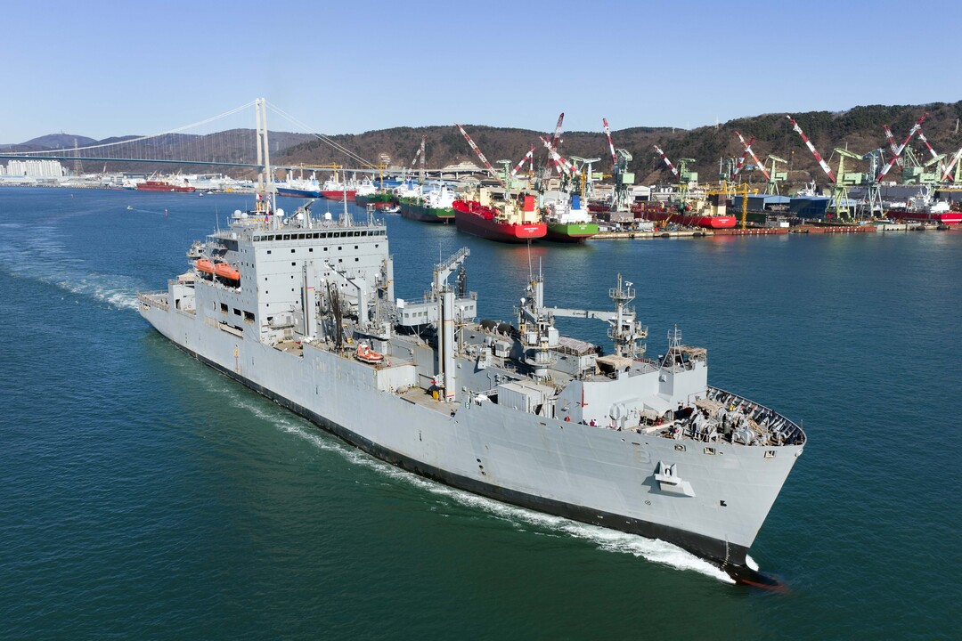 HD현대중공업, 미국 해군 군수지원함...