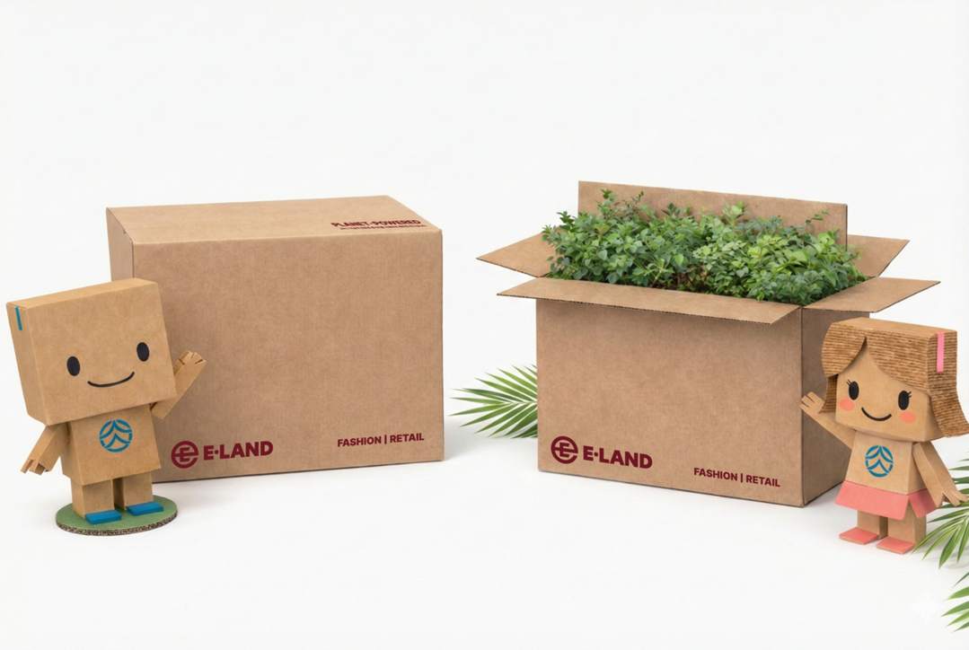 이랜드리테일, 친환경 포장 박스 도입...